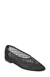 �}�[�N�E�t�B�b�V���[ ���f�B�[�X �V���[�Y �p���v�X Marc Fisher LTD Jazlyn Pointed Toe Flat Black �u���b�N