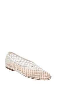 �}�[�N�E�t�B�b�V���[ ���f�B�[�X �V���[�Y �p���v�X Marc Fisher LTD Jazlyn Pointed Toe Flat Ivory �A�C�{���[