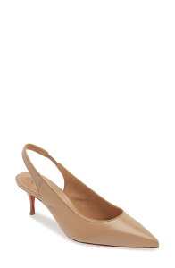 �N���X�`�����E���u�^�� ���f�B�[�X �V���[�Y �p���v�X Christian Louboutin Sporty Kate Slingback Pump Blush/ Lin Blush �u���b�V��
