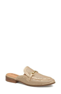 �W�����X�g���A���h�}�[�t�B�[ ���f�B�[�X �V���[�Y �p���v�X Johnston & Murphy Ali Perforated Bit Mule Sand Pearlized Glove Leather �T���h