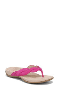 �o�C�I�j�b�N ���f�B�[�X �V���[�Y �q�[�� Vionic Bella Braid Flip Flop Rose Violet �o�C�I���b�g