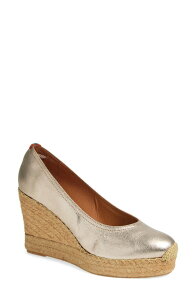 �y�l���y�V���o�[�Y ���f�B�[�X �V���[�Y �T���_�� �v���b�g�t�H�[�� Penelope Chilverscoop Espadrille Platform Wedge Pump Champagne �V�����p��