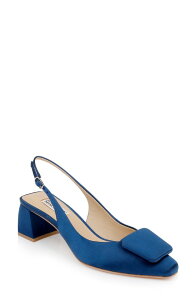 �o�b�h�O���C�~�b�V�J ���f�B�[�X �V���[�Y �q�[�� Badgley Mischka Collection Gracen Slingback Pump Navy Satin �l�C�r�[