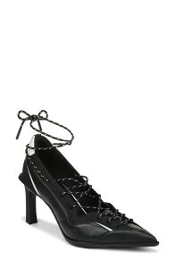 �i�`�����C�U�[ ���f�B�[�X �V���[�Y �q�[�� �X�j�[�J�[ Naturalizer x June Ambrose Zyra Pointed Toe Sneaker Pump Black �u���b�N