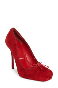 �N���X�`�����E���u�^�� ���f�B�[�X �V���[�Y �p���v�X Christian Louboutin Cassia Square Toe Pump Loubi