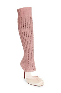 �N���X�`�����E���u�^�� ���f�B�[�X �V���[�Y �p���v�X Christian Louboutin Cassiannmac Leg Warmer Hybrid Pumpoupee/ Poupee