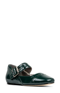 �h�i���h�v���l�[�� ���f�B�[�X �V���[�Y �p���v�X Donald Pliner Liane Mary Jane Flat Evergreen