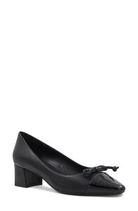 �A�N�A�^���A ���f�B�[�X �V���[�Y �q�[�� �L���b�v Aquatalia Palica Weatherproof Pointed Cap Toe Pump Black/ Black Nappa �u���b�N