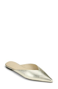 ���V�T���� ���f�B�[�X �V���[�Y �p���v�X Yosi Samra Nera Pointed Toe Flat Gold �S�[���h