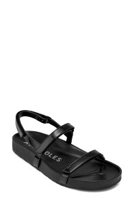 �G�A���\�[���Y ���f�B�[�X �V���[�Y �T���_�� Aerosoles Liana Slingback Sandal Black Fx Patent �u���b�N