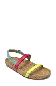 �G�A���\�[���Y ���f�B�[�X �V���[�Y �T���_�� Aerosoles Liana Slingback Sandal Kiwi Multi Fx Patent �}���`�J���[