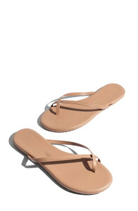 �e�B�L�[�Y ���f�B�[�X �V���[�Y �T���_�� �g�[�� TKEES Riley Metallic Flip Flop Beach Bum ���^���b�N