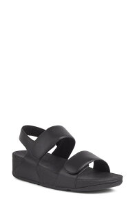 �t�B�b�g�t���b�v ���f�B�[�X �V���[�Y �q�[�� �T���_�� FitFlop Lulu Slingback Sandall Black �u���b�N