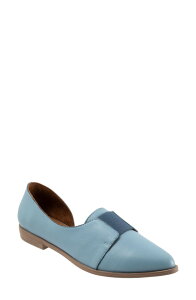 �u�G�m ���f�B�[�X �V���[�Y �p���v�X Bueno Brenda Half d'Orsay Pointed Toe Flat Denim �f�j��