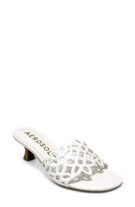 �G�A���\�[���Y ���f�B�[�X �V���[�Y �q�[�� �T���_�� Aerosoles Kirah Sandal Bright White Fx Nappa �z���C�g