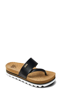 ���[�t ���f�B�[�X �V���[�Y �T���_�� �v���b�g�t�H�[�� Reef Sol Hi Platform Sandal Black/ Tan �u���b�N