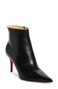 �N���X�`�����E���u�^�� ���f�B�[�X �V���[�Y �u�[�c�E���C���u�[�c Christian Louboutin Apostropha Pointed Toe Bootie Black �u���b�N