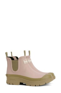�o�u�A�[ ���f�B�[�X �V���[�Y �u�[�c�E���C���u�[�c �`�F���V�[ Barbour Nimbus Waterproof Chelsea Rain Boot Gardenia Pink/ Bleached Olive �s���N
