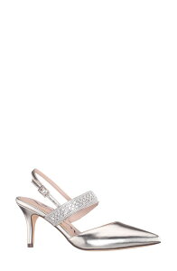 �j�i ���f�B�[�X �V���[�Y �q�[�� Nina Trista Pointed Toe Slingback Pumplatino