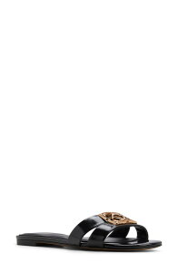 �A���h ���f�B�[�X �V���[�Y �T���_�� ALDO Sunray Slide Sandal Black �u���b�N