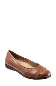 �g���b�^�[�Y ���f�B�[�X �V���[�Y �p���v�X�G�[�h ���U�[ Trotters Danni Leather & Suede Flat Saddle