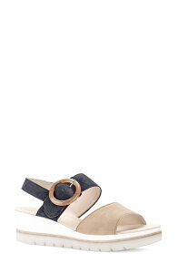 �K�{�[�� ���f�B�[�X �V���[�Y �T���_�� Gabor Strappy Wedge Sandal Caramel