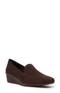 �A���N���C�� ���f�B�[�X �V���[�Y �q�[�� Anne Klein Wendell Wedge Pump Chocolate �`���R���[�g