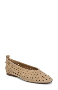 27 �G�f�B�b�g �i�`�������C�U�[ ���f�B�[�X �V���[�Y �p���v�X 27 EDIT Naturalizer Carla Perforated Studded Flat Dune Dust