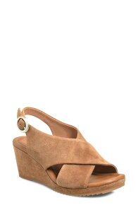 �G�X�G�t�G�t�e�B ���f�B�[�X �V���[�Y �q�[�� �v���b�g�t�H�[�� �T���_�� Sfft Isabeth Slingback Platform Wedge Sandal Saddle