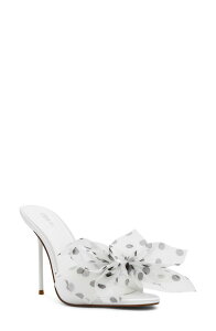 �X�e�B�[�u �}�f�� ���f�B�[�X �V���[�Y �T���_�� Steve Madden Davina Slide Sandal White Polka Dot �z���C�g
