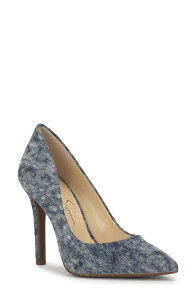 �W�F�V�J�V���v�\�� ���f�B�[�X �V���[�Y �q�[�� Jessica Simpson Cassani Pointy Toe Pump Shadow Blue �u���[