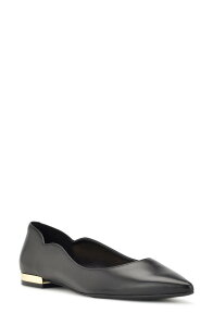 �i�C���E�F�X�g ���f�B�[�X �V���[�Y �p���v�X Nine West Lovlady Pointed Toe Flat Black �u���b�N