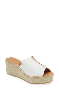 �g�j�[�|���Y ���f�B�[�X �V���[�Y �T���_�� �v���b�g�t�H�[�� Toni Pons Ivonnespadrille Platform Wedge Slide Sandal Blanc/White �z���C�g