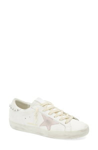 �S�[���f���O�[�X ���f�B�[�X �V���[�Y �X�j�[�J�[ Golden Goose Super-Star Low Top Sneaker White/ Pink �z���C�g
