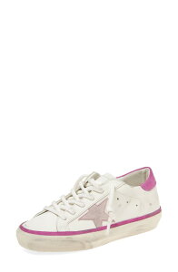 �S�[���f���O�[�X ���f�B�[�X �V���[�Y �X�j�[�J�[ Golden Goose Super-Star Low Top Sneaker White/ Pink �z���C�g