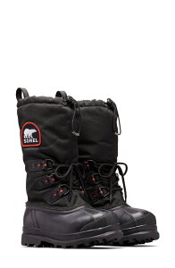 �\���� ���f�B�[�X �V���[�Y �u�[�c�E���C���u�[�c SOREL Glacier XT Waterproof Boot Black/ Red Quartz �u���b�N