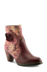 �X�v�����O�X�e�b�v ���f�B�[�X �V���[�Y �u�[�c�E���C���u�[�c L'Artiste by Spring Step Naima Bootie Bordeaux Multi �}���`�J���[