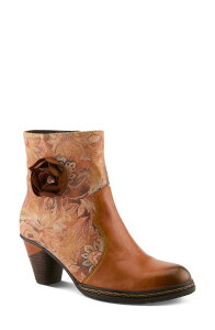 �X�v�����O�X�e�b�v ���f�B�[�X �V���[�Y �u�[�c�E���C���u�[�c L'Artiste by Spring Step Naima Bootie Camel Multi �L������