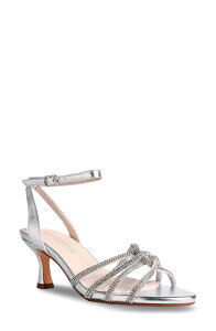 �^�b�`�A�b�v ���f�B�[�X �V���[�Y �q�[�� �T���_�� �A���N�� Touch Ups Tamerankle Strap Sandal Silver �V���o�[