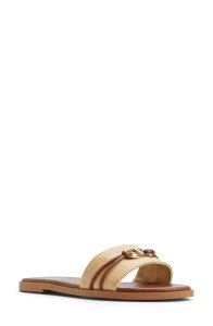 �A���h ���f�B�[�X �V���[�Y �T���_�� ALDO Vasia Slide Sandal Natural