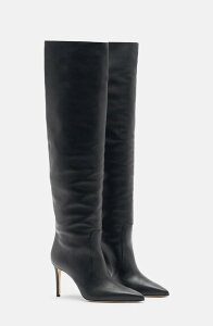 �X�J���b�\ ���f�B�[�X �V���[�Y �u�[�c�E���C���u�[�c SCAROSSO Carra Boots Black - Calf �u���b�N