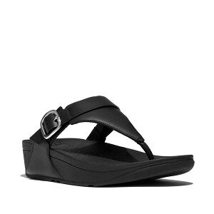 �t�B�b�g�t���b�v ���f�B�[�X �V���[�Y �T���_�� ���U�[ FitFlop Lulu Adjustableather toe-post sandals All Black �u���b�N