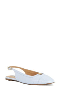 �f���[�������h�� ���f�B�[�X �V���[�Y �T���_�� �L���b�v Dune London Hanna Slingback Cap Toe Flat Blue �u���[