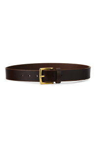 �G�Y���A�[�T�[ ���f�B�[�X �A�N�Z�T���[ �x���g ���U�[ Ezrarthur Essential American Made Leather Belt Brown And Brass �u���E��