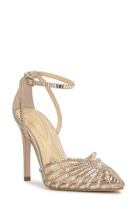 �W�F�V�J�V���v�\�� ���f�B�[�X �V���[�Y �q�[�� �A���N�� Jessica Simpson Paveri 2 Pointed Toe Ankle Strapump Champagne �V�����p��