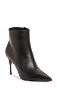 �N���X�`�����E���u�^�� ���f�B�[�X �V���[�Y �u�[�c�E���C���u�[�c Christian Louboutin So Kate Pointed Toe Bootie Black Leather �u���b�N