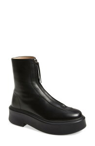 �U ���E ���f�B�[�X �V���[�Y �u�[�c�E���C���u�[�c �v���b�g�t�H�[�� The Row Ziplatform Bootie Black �u���b�N