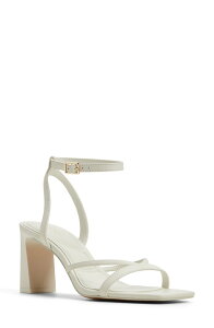 �A���h ���f�B�[�X �V���[�Y �q�[�� �T���_�� �A���N�� ALDO Stellare Ankle Strap Sandal White/ Bone �z���C�g