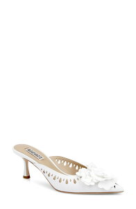 �o�b�W�F���[�~�V���J ���f�B�[�X �V���[�Y �q�[�� BADGLEY MISCHKA Oriana Mule White �z���C�g