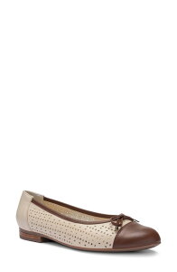 �A�� ���f�B�[�X �V���[�Y �p���v�X �L���b�v ara Sangria Cap Toe Flat Mocca/ Beach